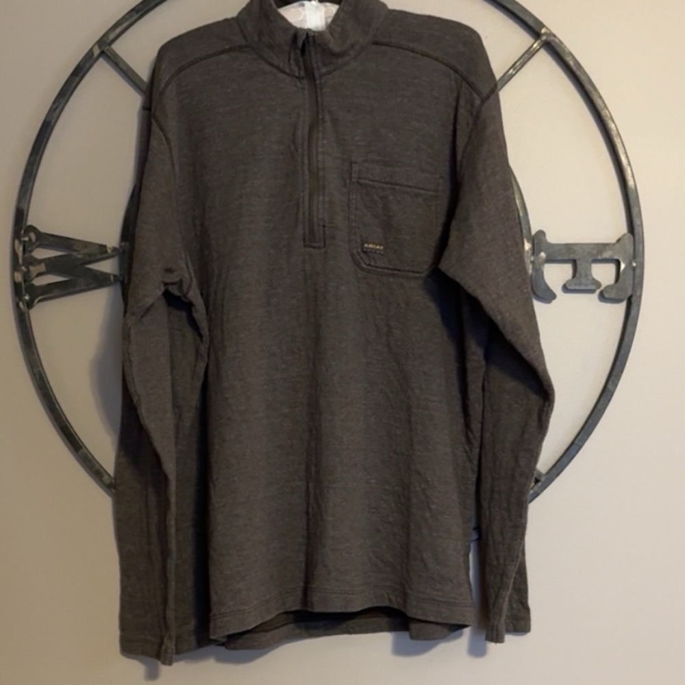 Men’s Ariat Half Zip Long Sleeve Pull Over